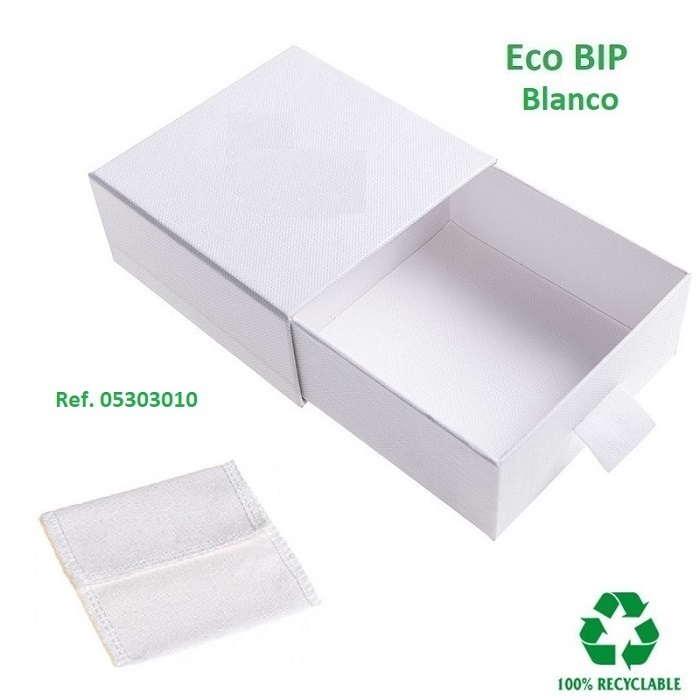 Caja Eco BIP multiuso 90x87x40 mm. (bolsa solapa)